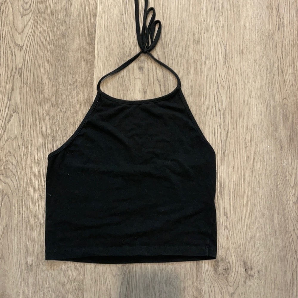 Brandy Melville black halter top